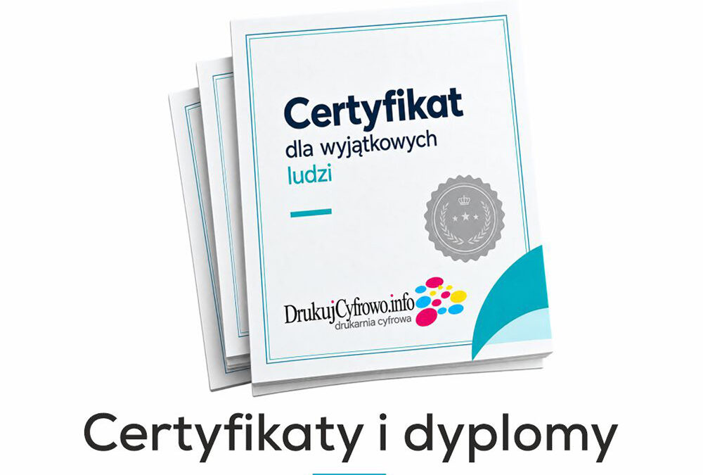 Certyfikaty i dyplomy