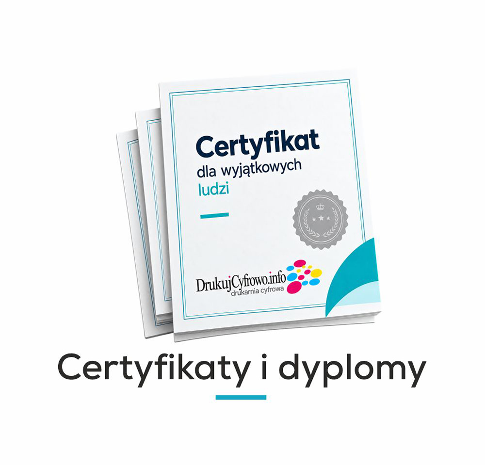 Certyfikaty i dyplomy