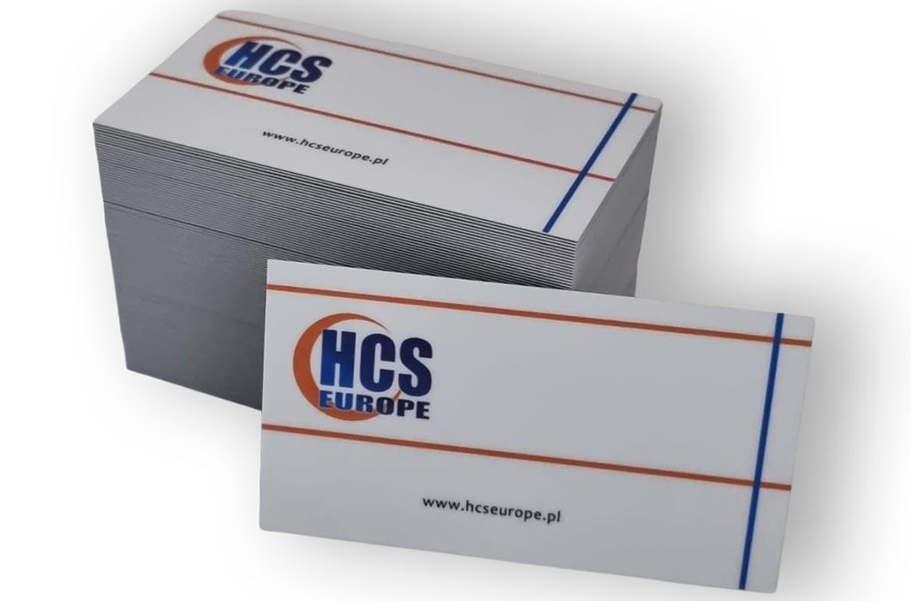 Wizytówki laminowane