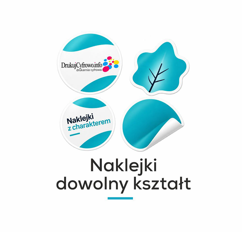 Naklejki dowolny kształt