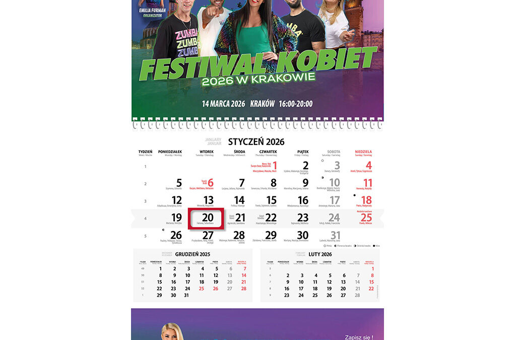 Kalendarz jednodzielny FK