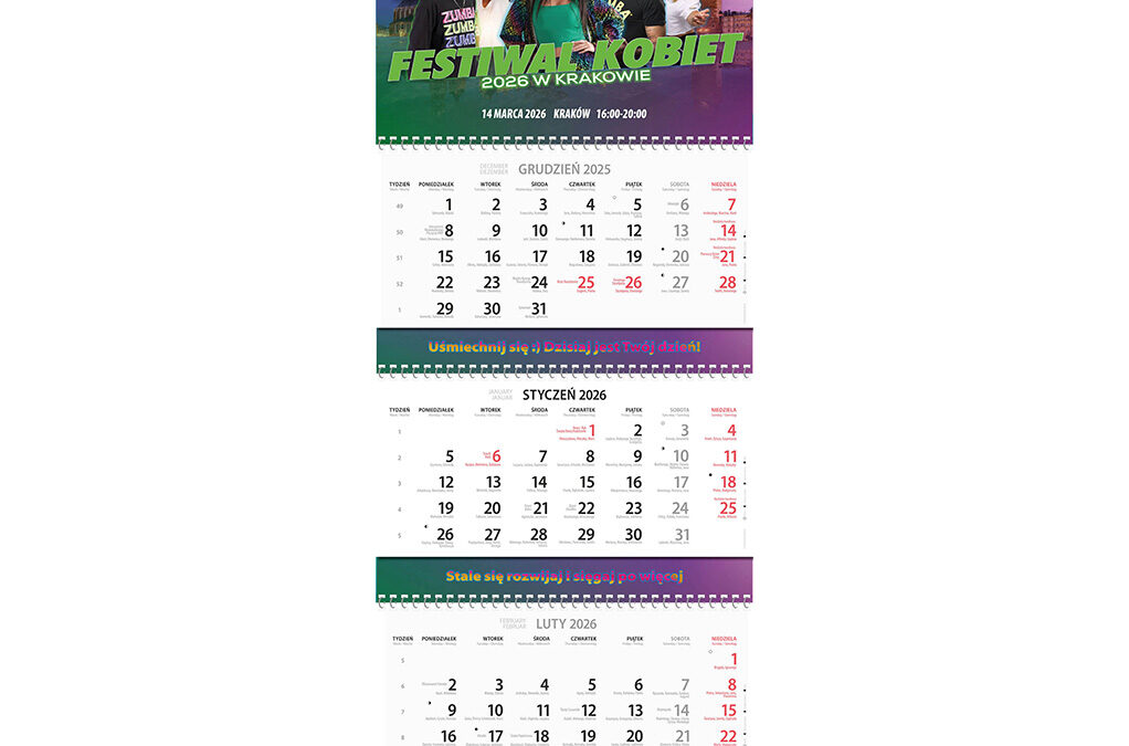 Kalendarz czterodzielny FK