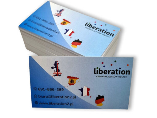 Wizytówki jednostronne