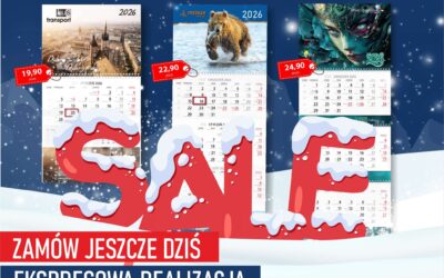To już ostatni moment, aby skorzystać z naszej wyprzedaży kalendarzy na rok 2026